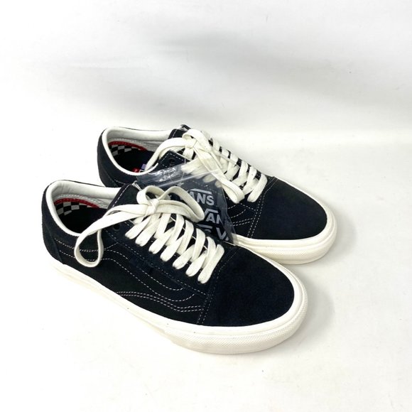 VANS Skate Old Skool Raven Women's Marshmallow Black Suede Canvas VN0A5FCB3FC - Picture 3 of 10